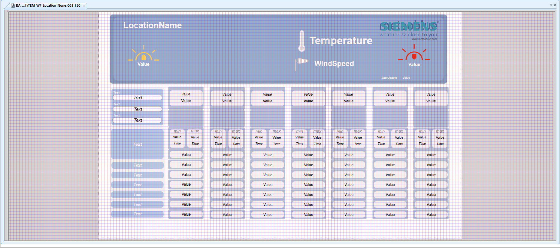 Location Weather Forecasts Engineering Graphic Template