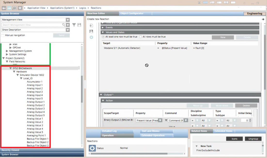 System 1 Reaction: Refused Trigger from System 2 