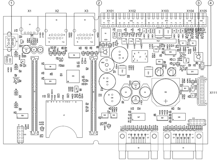 Internal DIP Jumpers and DIP Switches (NKM8001-A1 mainboard)