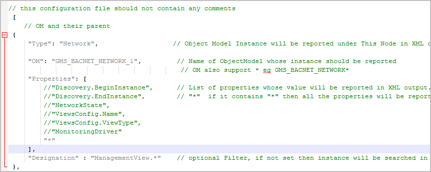 Network Section In IBaseSampleConfiguration File