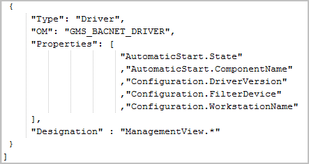 3rd Party BACnet Driver Section
