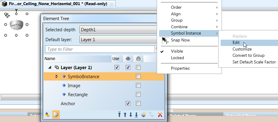 The Symbol Instance Editing